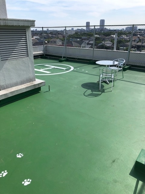 屋上ドッグラン