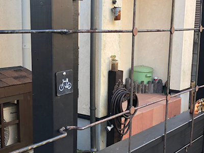 自転車マークを付けました