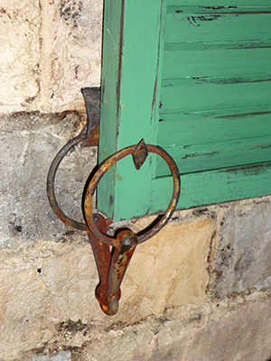 ガーデンシェッドの飾り