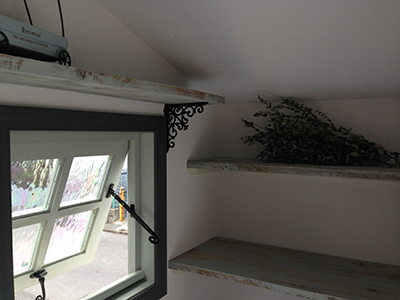 ガーデンシェッド内部