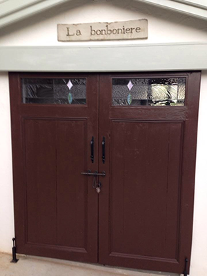 ガーデンシェッド入口